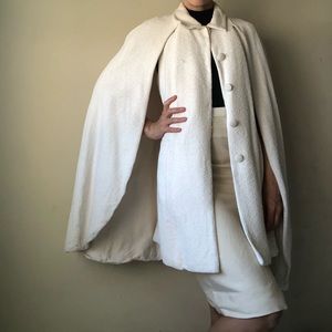 Christian Siriano cape coat